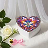 Dragonfly DIY Diamond Painting Heart-Shaped Jewelry Box Decorative Storage Case