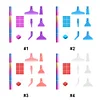 Painting Accessories Screw Thread Tips with 6 Glue Clay Diamond Art Drill Pen