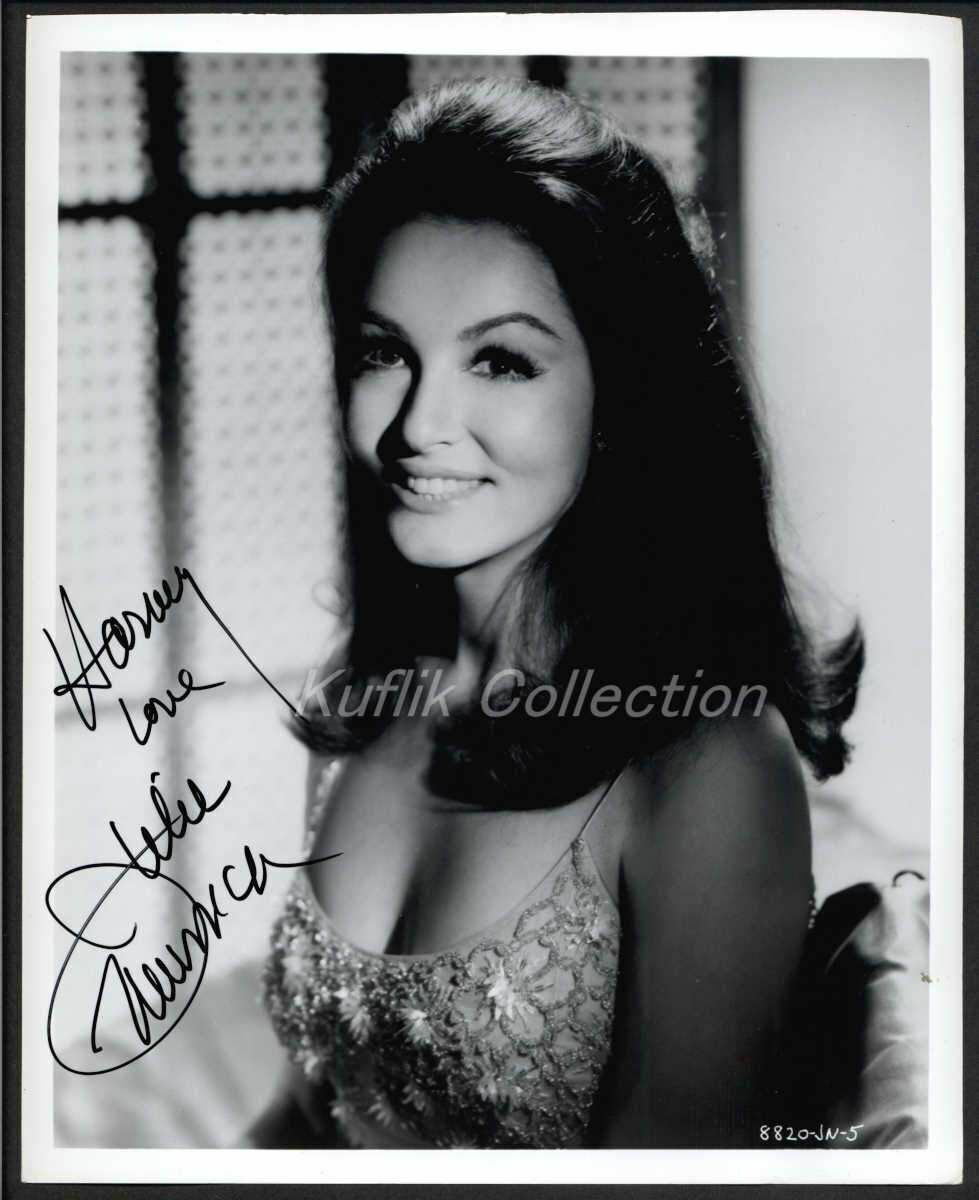 Julie Newmar - Signed Vintage Celebrity Autograph Photo Poster painting