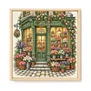 Stamped Cross Stitch Kit for Adults Flower Shop 11CT 45x45cm tapestrymarket
