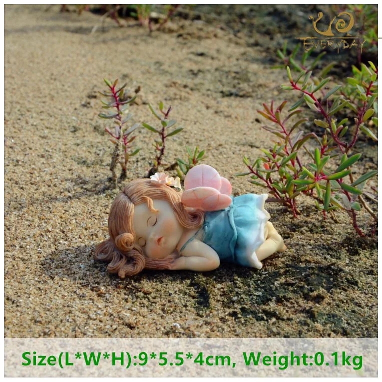 Everyday Collection New Year home decoration Resin cute angel snail figurines fairy garden wedding decoration birthday gifts