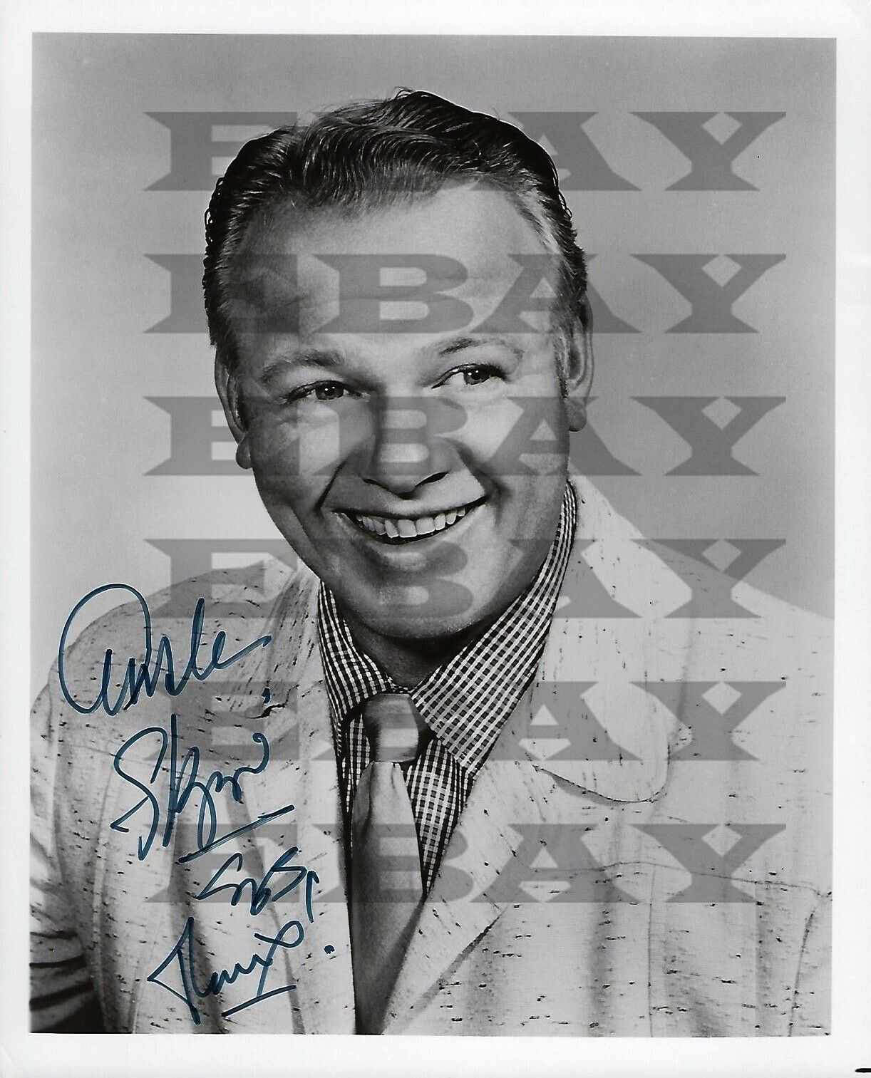 Alan Hale Jr. Skipper on Gilligans Island Signed 8x10 Photo Poster painting Rep