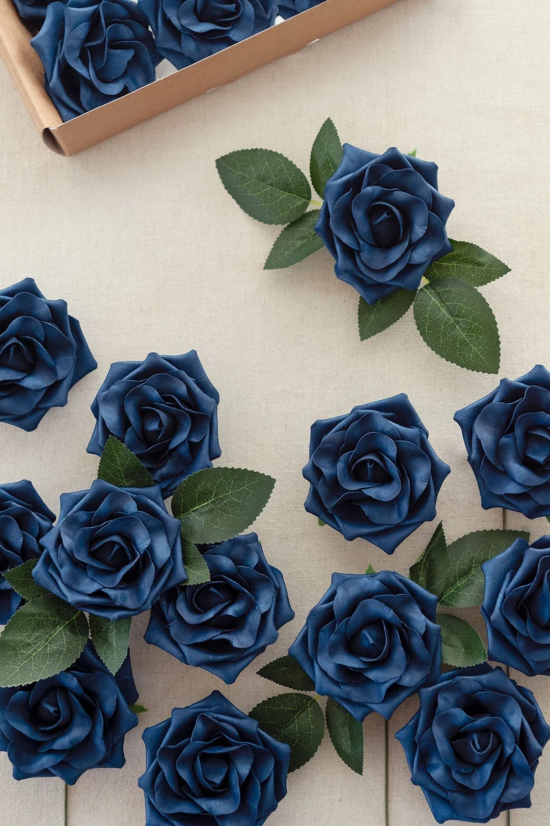 3.5" Foam Avalanche Rose with Stem - 16 Colors