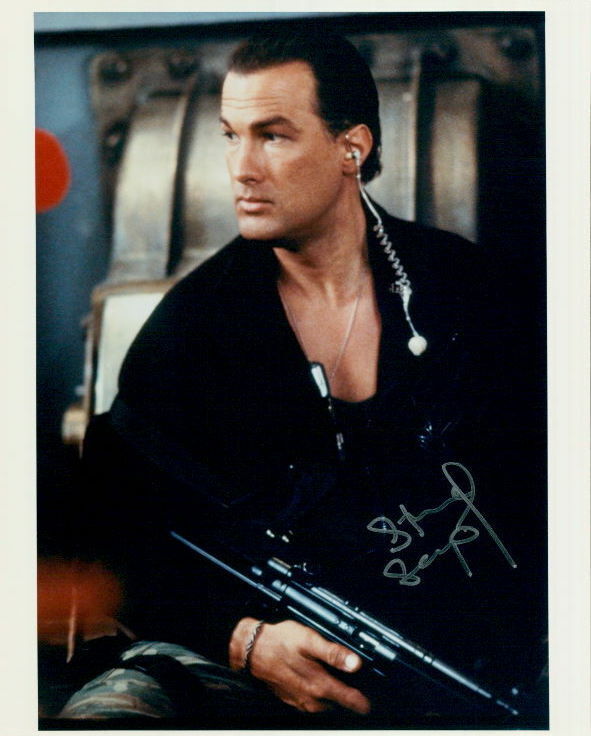 Steven Seagal signed 8x10 Photo Poster painting In-person