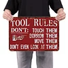 Tool Rules - Metal Tin Signs(8*12Inch/12*16Inch) - Garage