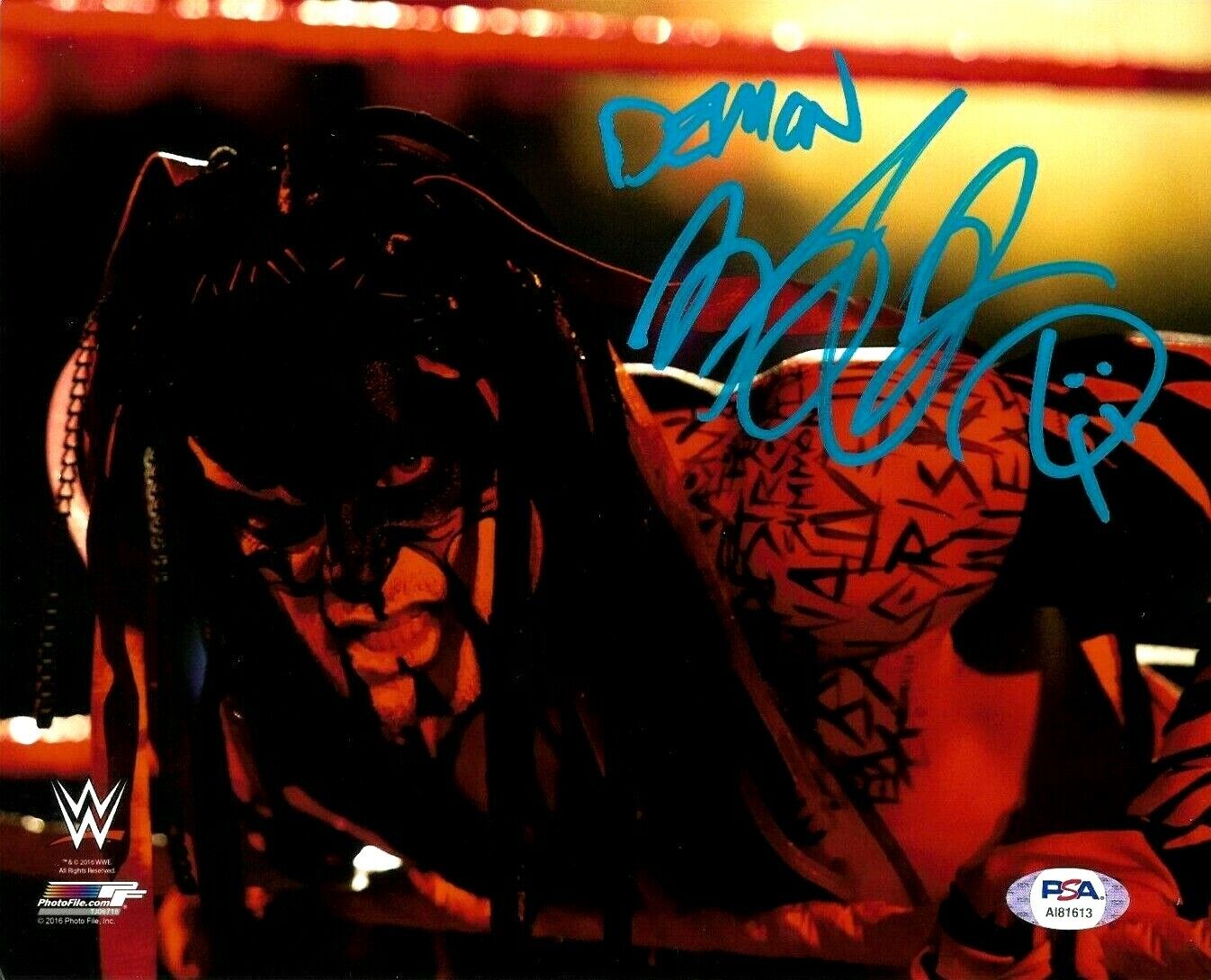 WWE FINN BALOR HAND SIGNED AUTOGRAPHED 8X10 Photo Poster painting WITH PROOF AND PSA DNA COA 1