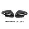 1 Pair Car Side Rearview Mirror Cover Trim ABS for C30 T5 C70 T5 2010-2013
