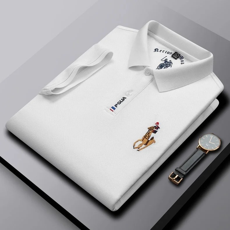 Men's Premium Cotton Embroidered POLO Shirt