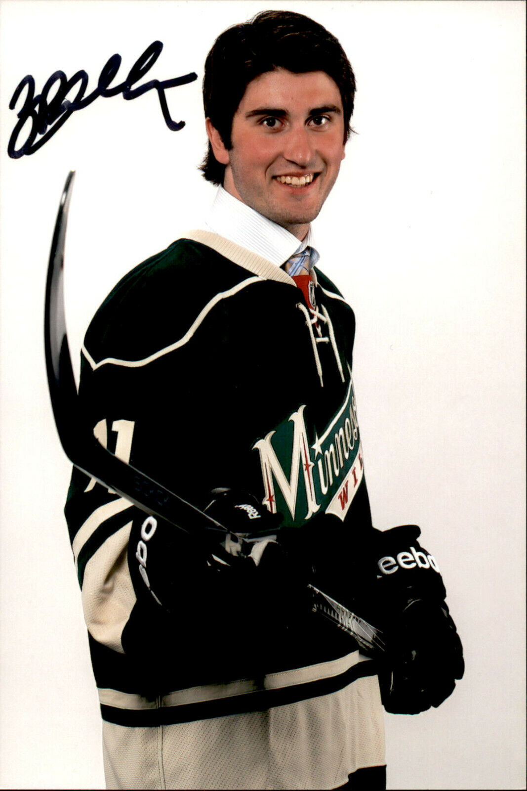 Zack Phillips SIGNED autographed 4x6 Photo Poster painting MINNESOTA WILD