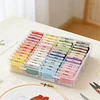 Multi-Color Embroidery Yarn with Transparent Storage Box Cross Stitch Supplies Sewing Embroidery Thread Set for Halloween Christmas Mothers Day