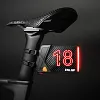 Bicycle Tail Light Digital Number Plate Road Mountain Bike Night Riding Safety Warning Light