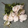 11 Stems Bud Rose Artificial Flower Bunch