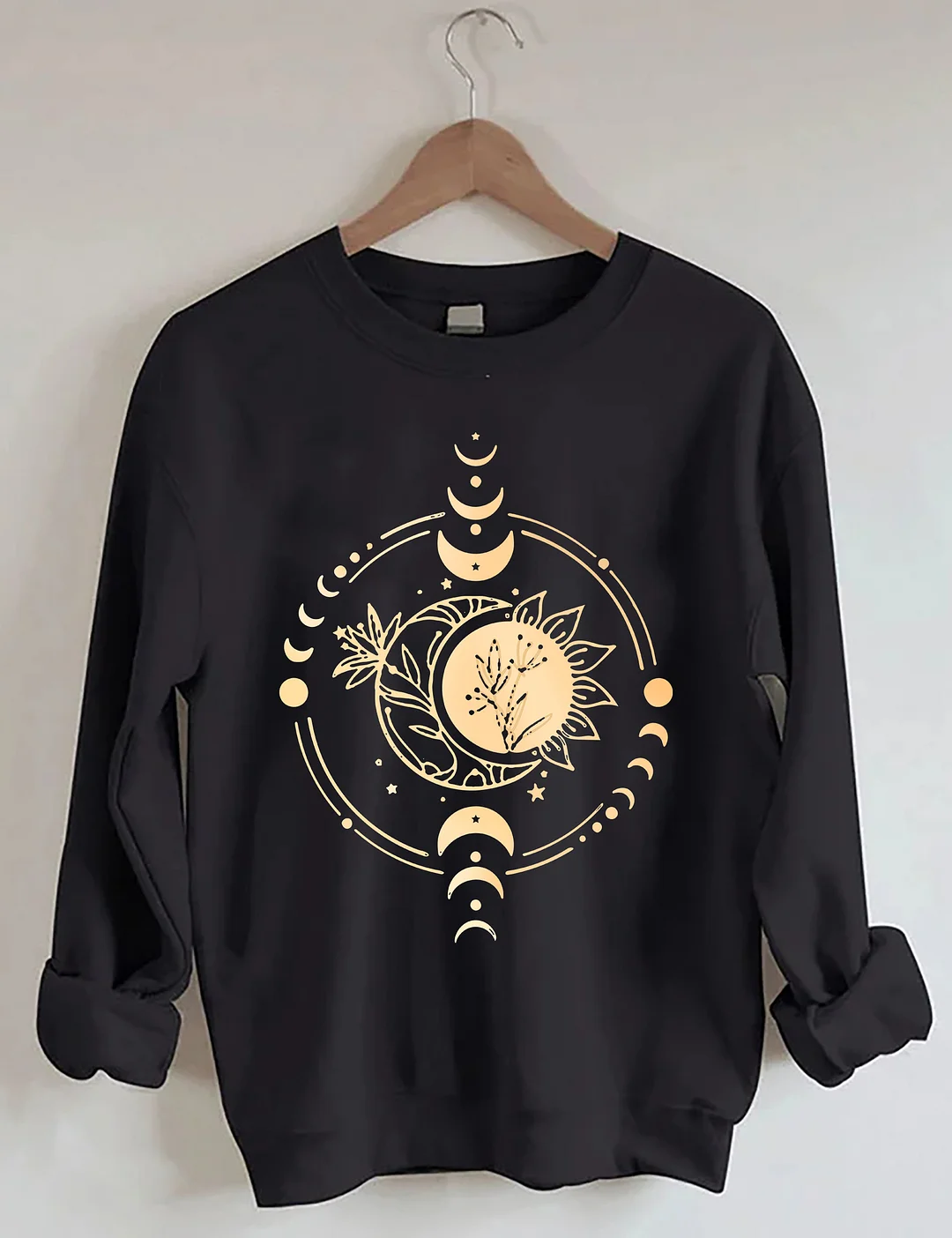 Shiny Mysterious Moon Phase Sweatshirt