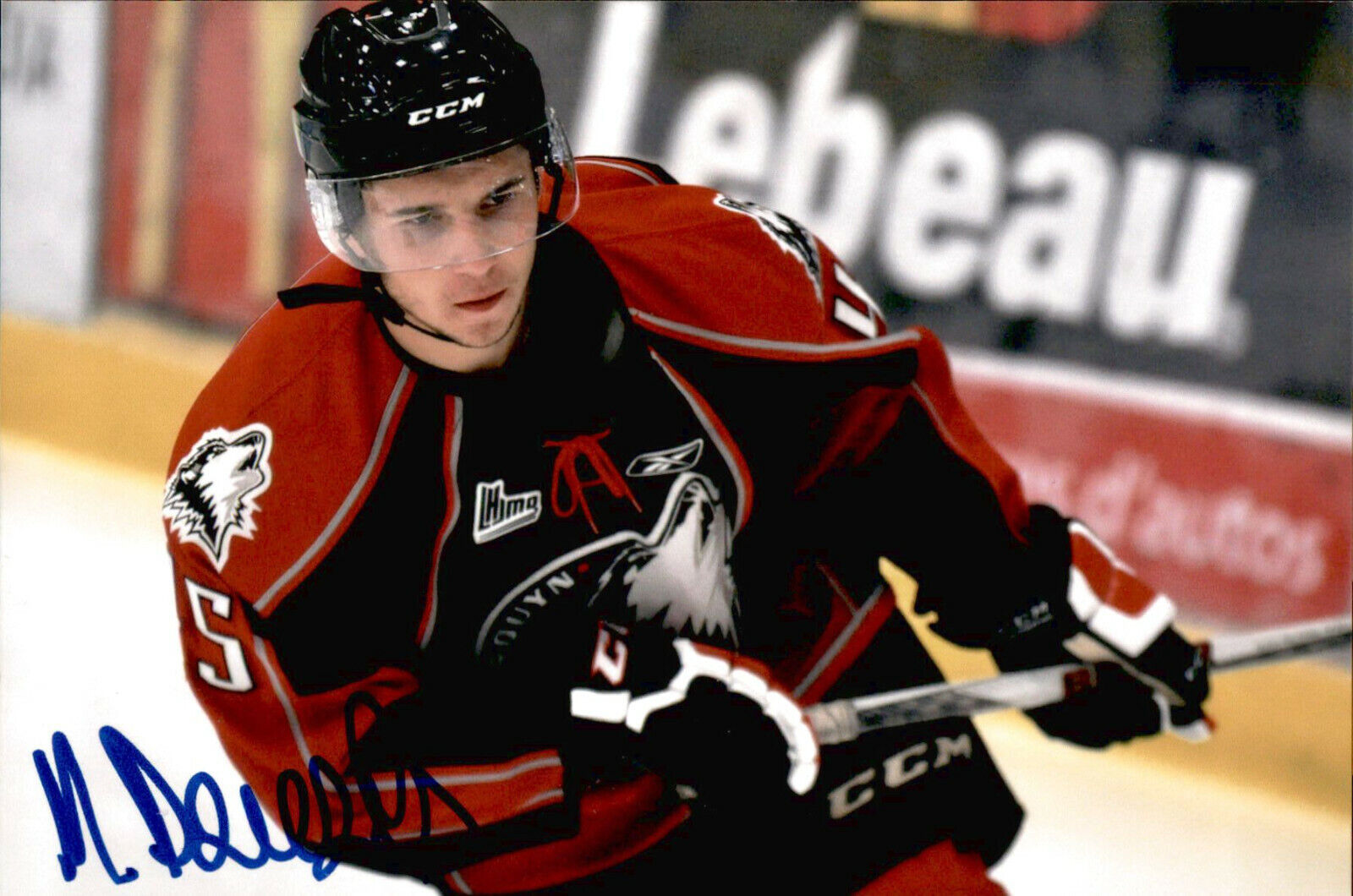 Martins Dzierkals SIGNED 4x6 Photo Poster painting ROUYN NORANDA HUSKIES / TORONTO MAPLE LEAFS