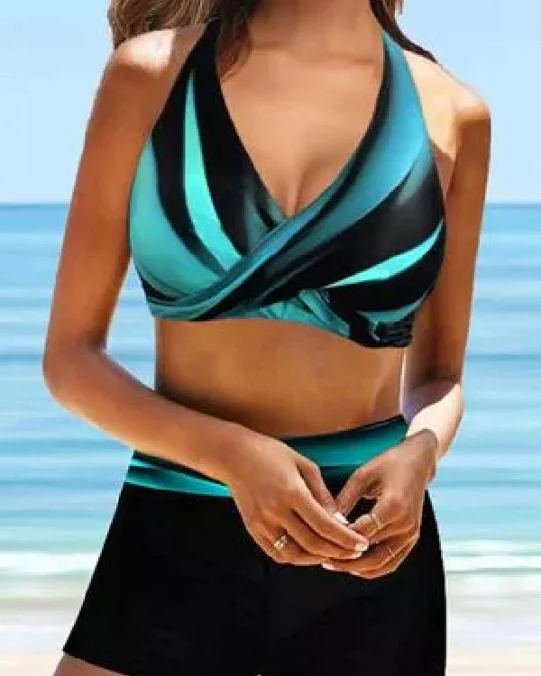 Split Bikini Casual Swimsuit