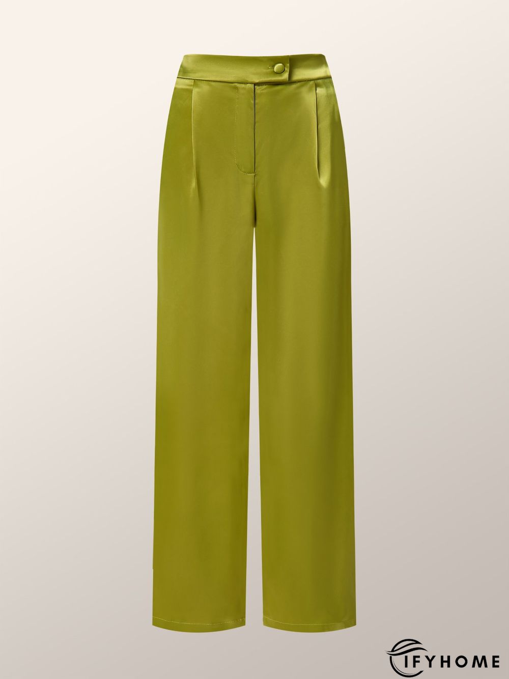 Summer Lightweight Zipper fly Straight Leg Elegant Pants | IFYHOME