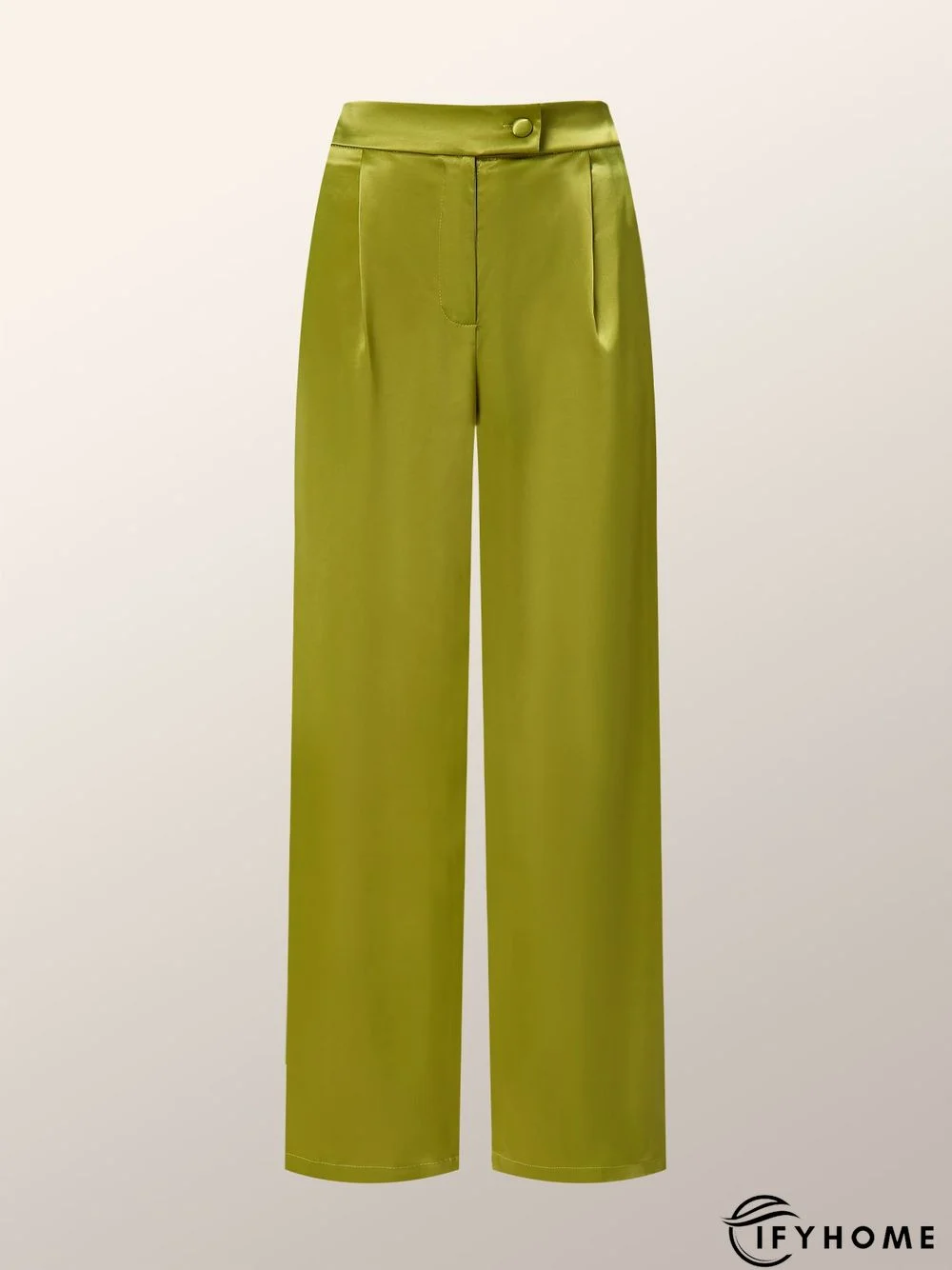 Summer Lightweight Zipper fly Straight Leg Elegant Pants | IFYHOME