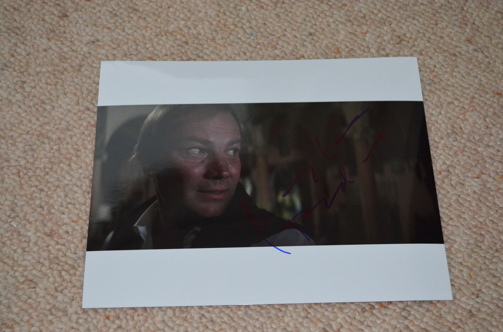 KLAUS MARIA BRANDAUER signed autograph 8x10 (20x25cm) In Person JAMES BOND 007