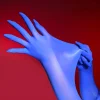 Sexy Gloves High Elastic Ultra-Thin Oil Shiny Seamless Invisible Medium Tube Long Sleeve Porno Clubwear