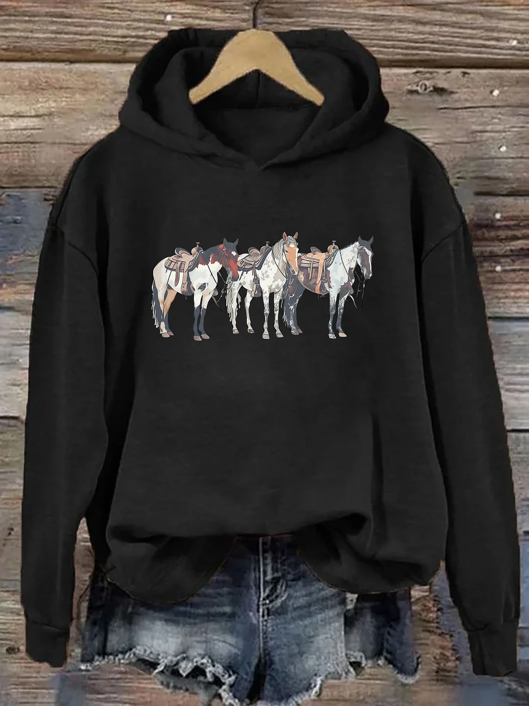 Western Horses Hoodie