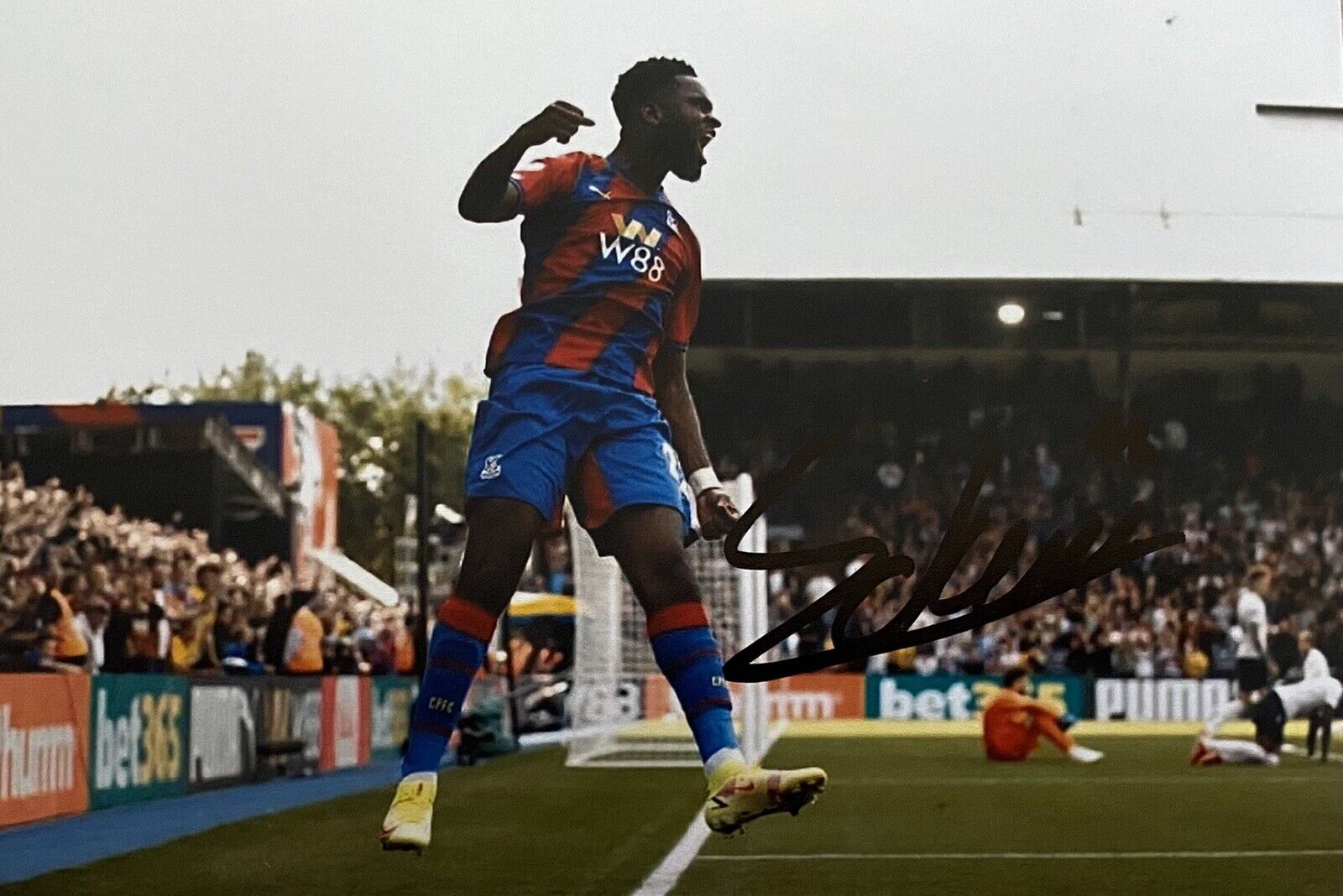 Odsonne Edouard Genuine Hand Signed Crystal Palace 6X4 Photo Poster painting 2