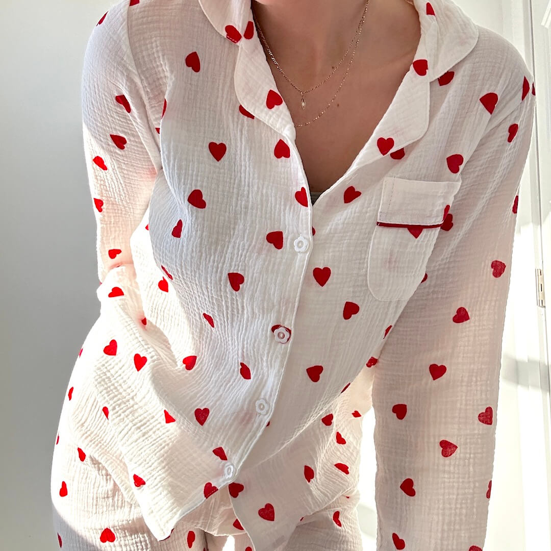 nordic_peace_white_lovers_pajama_loungewear_set