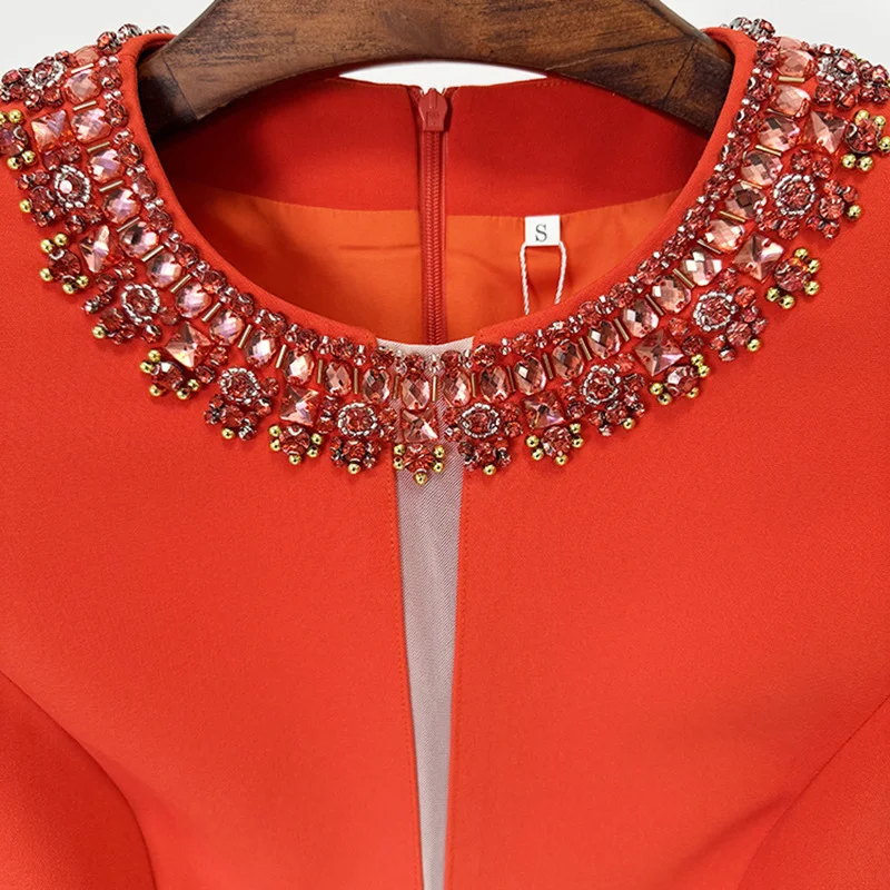 Nigikala Nigikala Spring And Summer New Star Fashion Heavy Industry Nails And Diamond Dress Vest Dress Small Dress