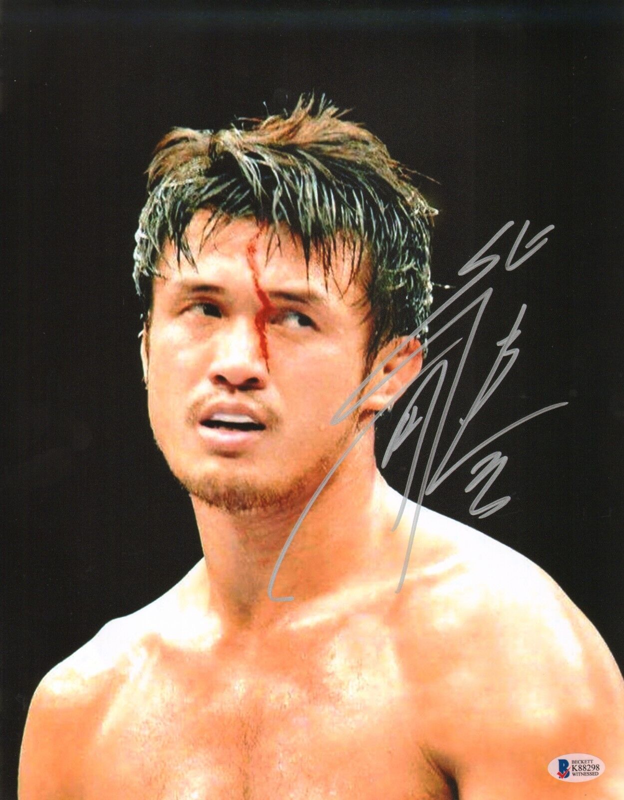 Katsuyori Shibata Signed 11x14 Photo Poster painting BAS COA New Japan Pro Wrestling Autograph 2