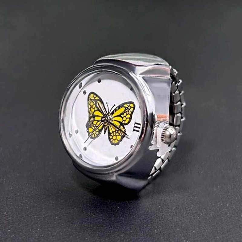 Sweet Butterfly Quartz Watch Rings Women’s Watches