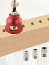 Right Angle Punching Guide Locator w/ 6/8/10 MM Drill Sleeve for Carpentry Tools