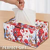 Valentine Gnome Diamond Painting Tissue Box Wood Diamond Art Tissue Storage Box