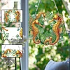 DIY Seahorse Sea World Diamond Painting Hanging Pendant