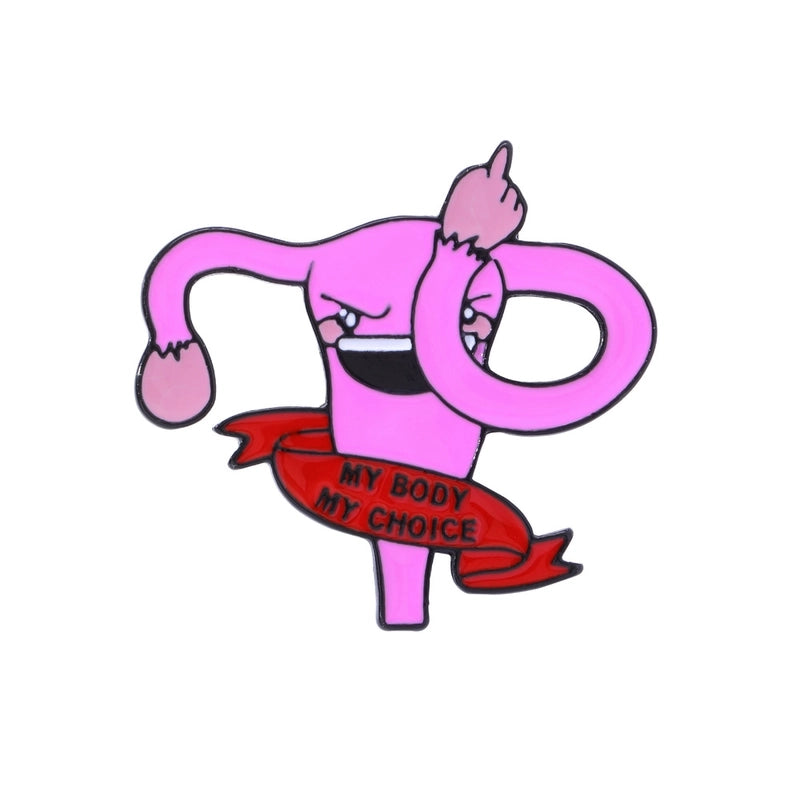 Fashion Pin Rose Alloy Enamel Unisex Brooches