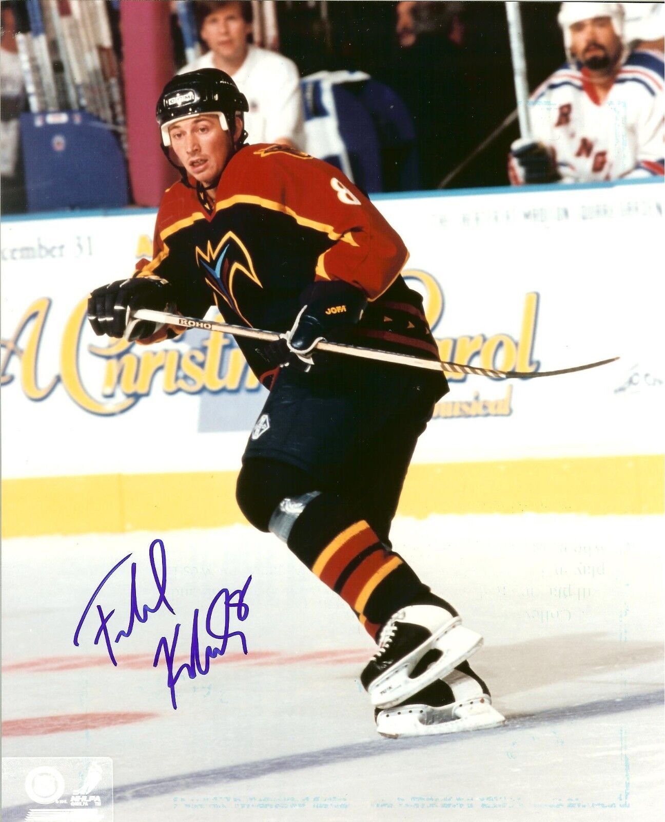 Frantisek Kaberle autographed 8x10 Atlanta Thrashers #1  Shipping