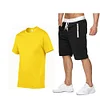 Men's Summer Short Sleeve Shorts Sports Suit