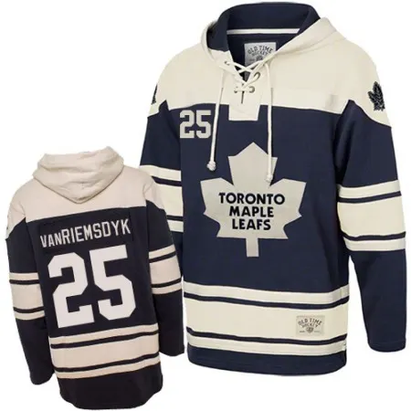 Maple Leafs #25 James Van Riemsdyk Blue Sawyer Hooded Sweatshirt Stitched NHL Jersey