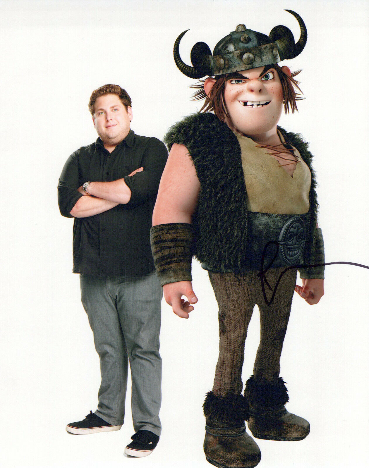 Jonah Hill How To Train Your Dragon autographed Photo Poster painting signed 8X10 #1 Snotlout