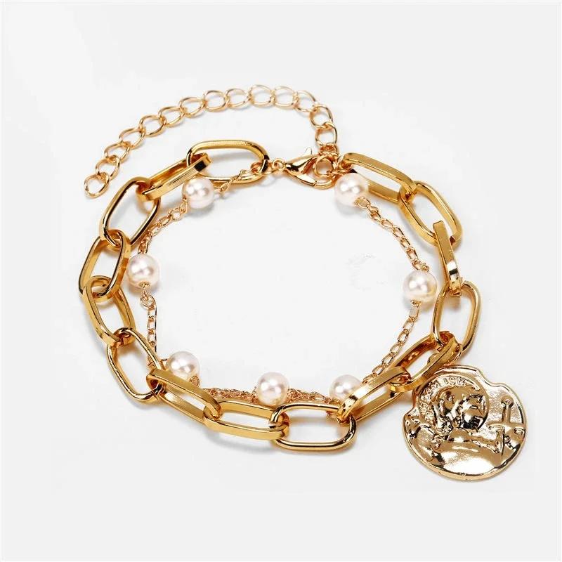 Women Punk Twist  Sliver Bracelets Bangles | Oxredo Shop Ramadan Sale