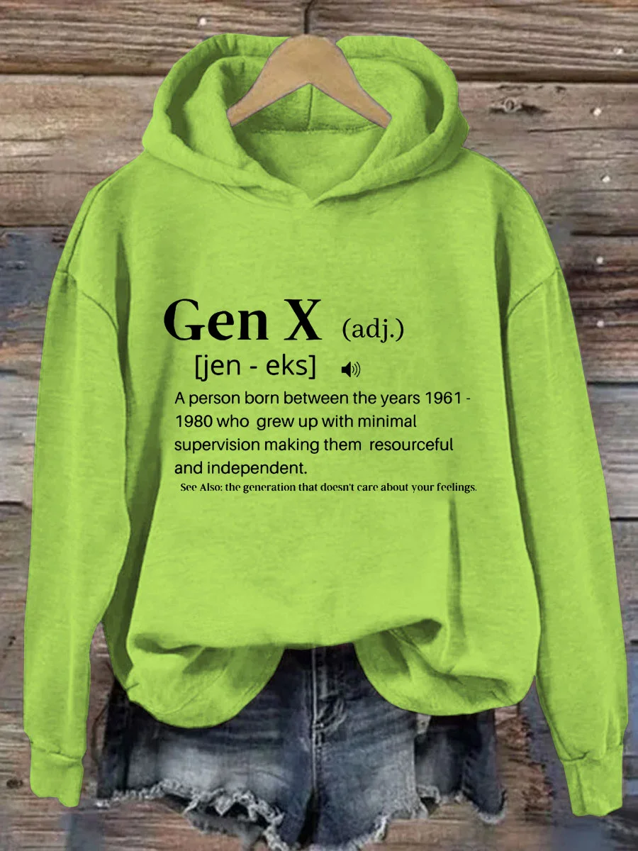 Gen X Hoodie