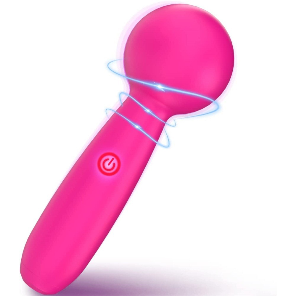 10 Frequency Vibration Massager Wand Vibrator - Rose Toy