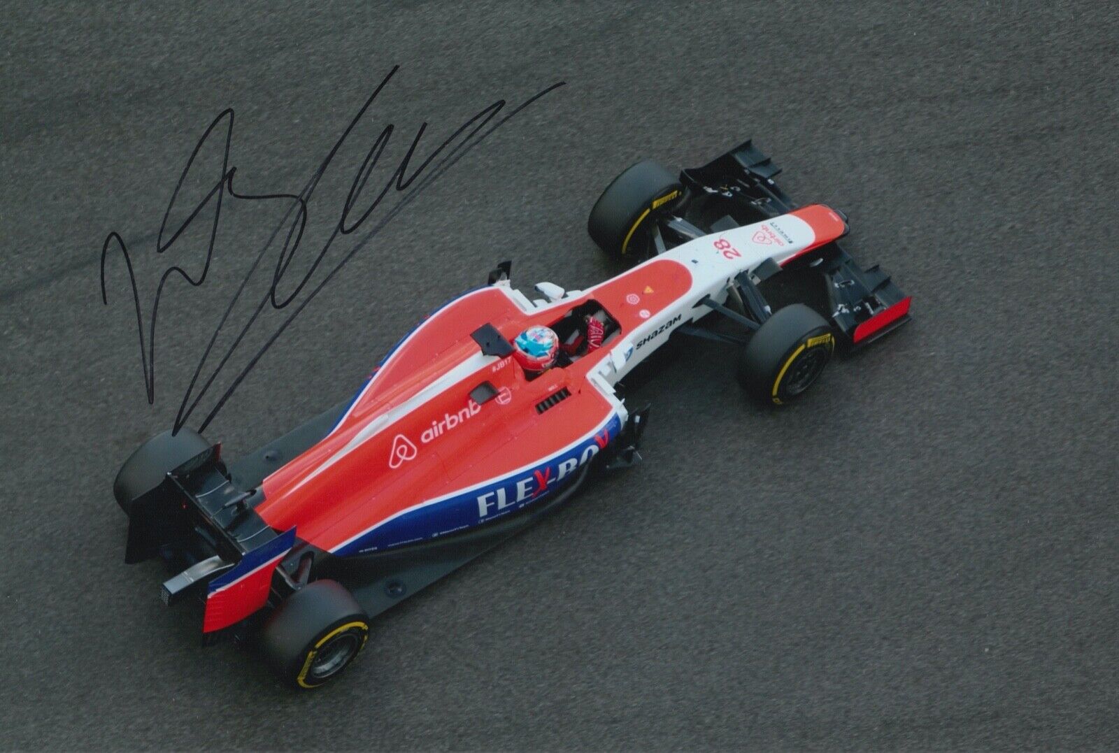 Will Stevens Hand Signed 12x8 Photo Poster painting F1 Autograph Manor Marussia 23