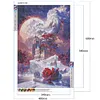 5D DIY Full Round Drill Diamond Painting Garden Castle Kit Home Decor (sz3695)