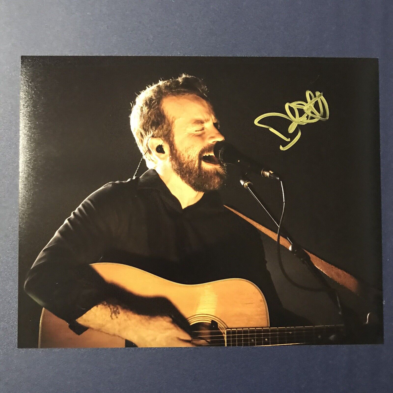 DAVE SIMMONET TRAMPLED BY TURTLES BAND SINGER SIGNED 8X10 Photo Poster painting AUTOGRAPHED COA