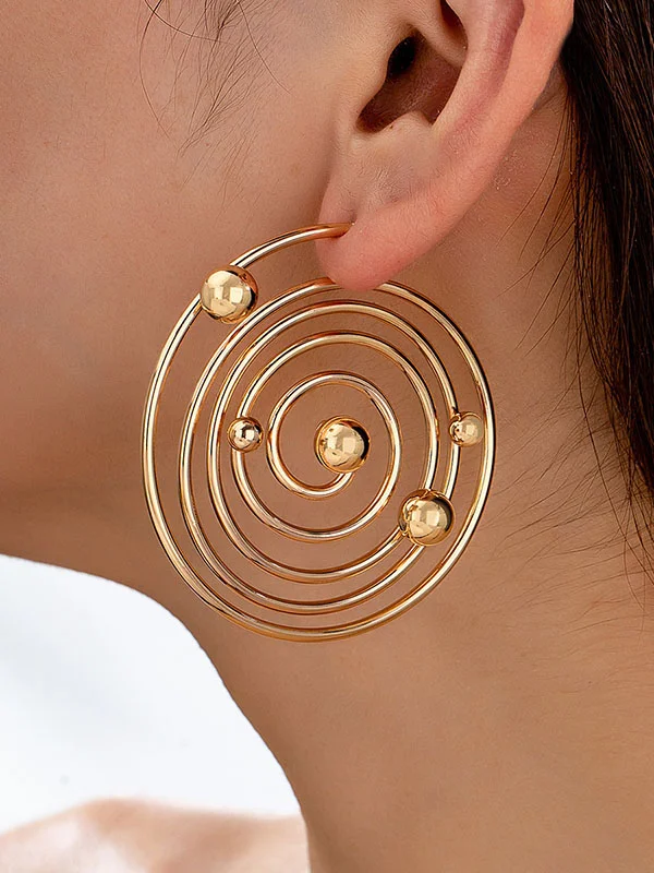 Geometric Drop Earrings