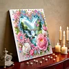 (Pre-Framed)Heart Landscape-Special Shape Diamond Painting Kit(25x25cm)