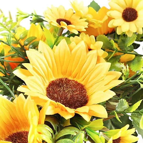 Big Sunflower Door Wreath Summer Spring Flower Wreath