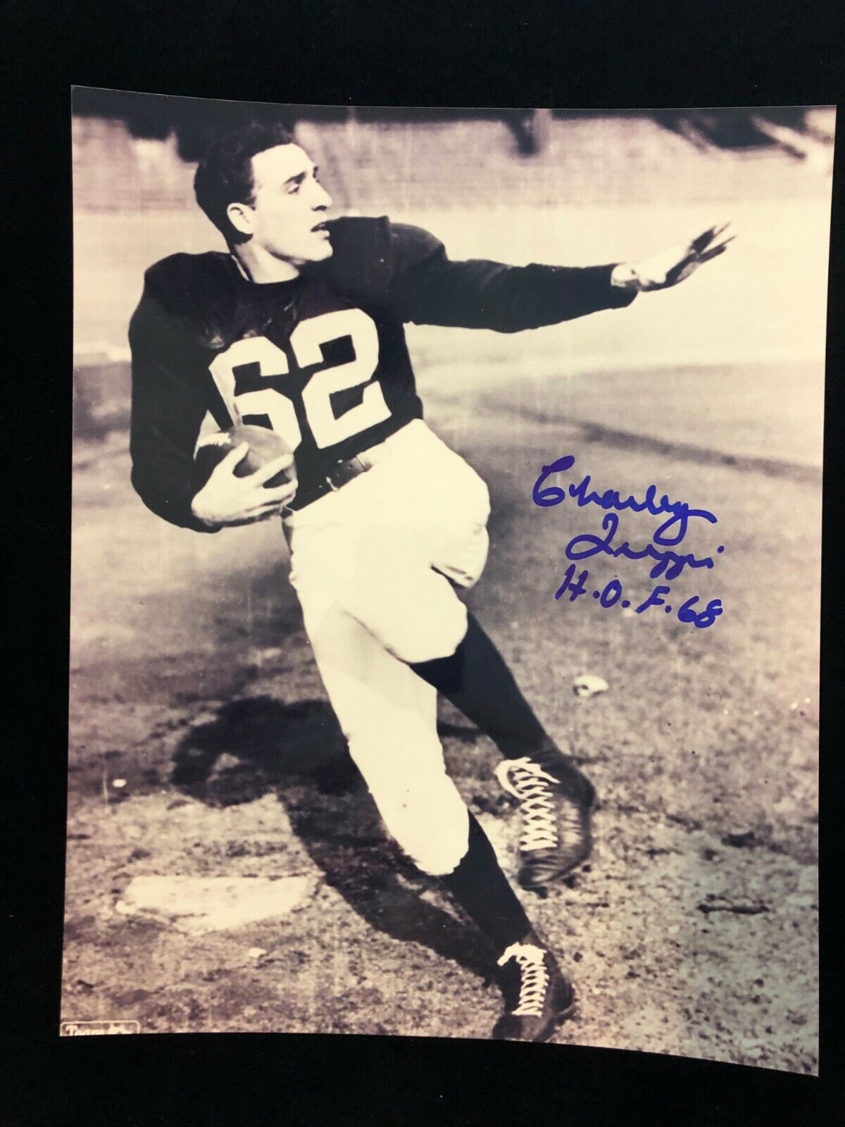 Charlie Trippi Signed Autographed Photo Poster painting Chicago Cardinals NFL Champ HOF 68