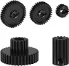 AMK 5Pcs UTB18 Upgrades Metal Transmission Gears Gearbox Set for 1/18 RC Crawlers Axial Capra Accessories