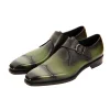 Discount Genuine Leather Out Sole Handmade Mens  Dress Shoes