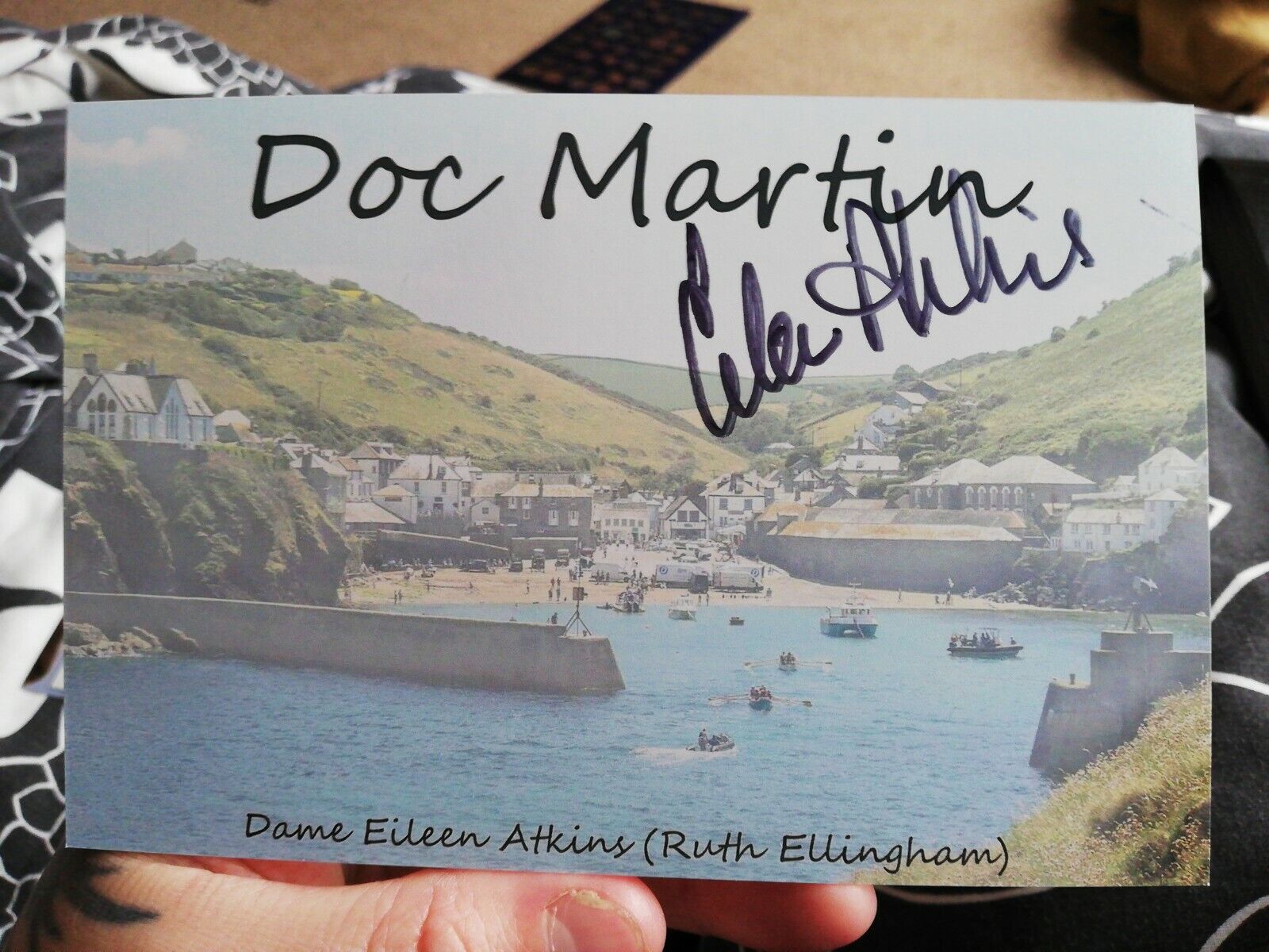 Eileen Atkins Aunt Ruth Doc Martin signed autographed 6x4 inch picture